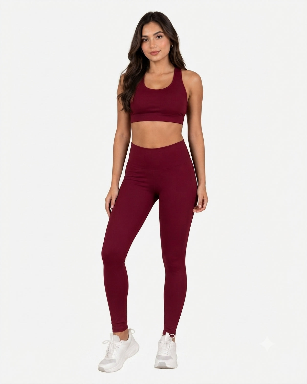 Conjunto Deportivo Set Slim Rojo Vino