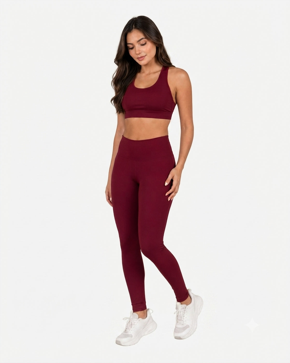 Conjunto Deportivo Set Slim Rojo Vino