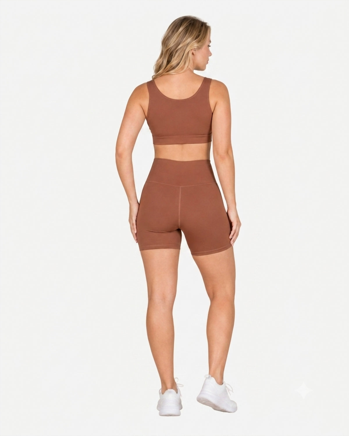 Conjunto Deportivo Set Short Chocolate Claro