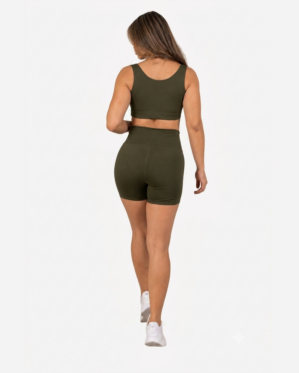 Conjunto Deportivo Set Short Verde Militar