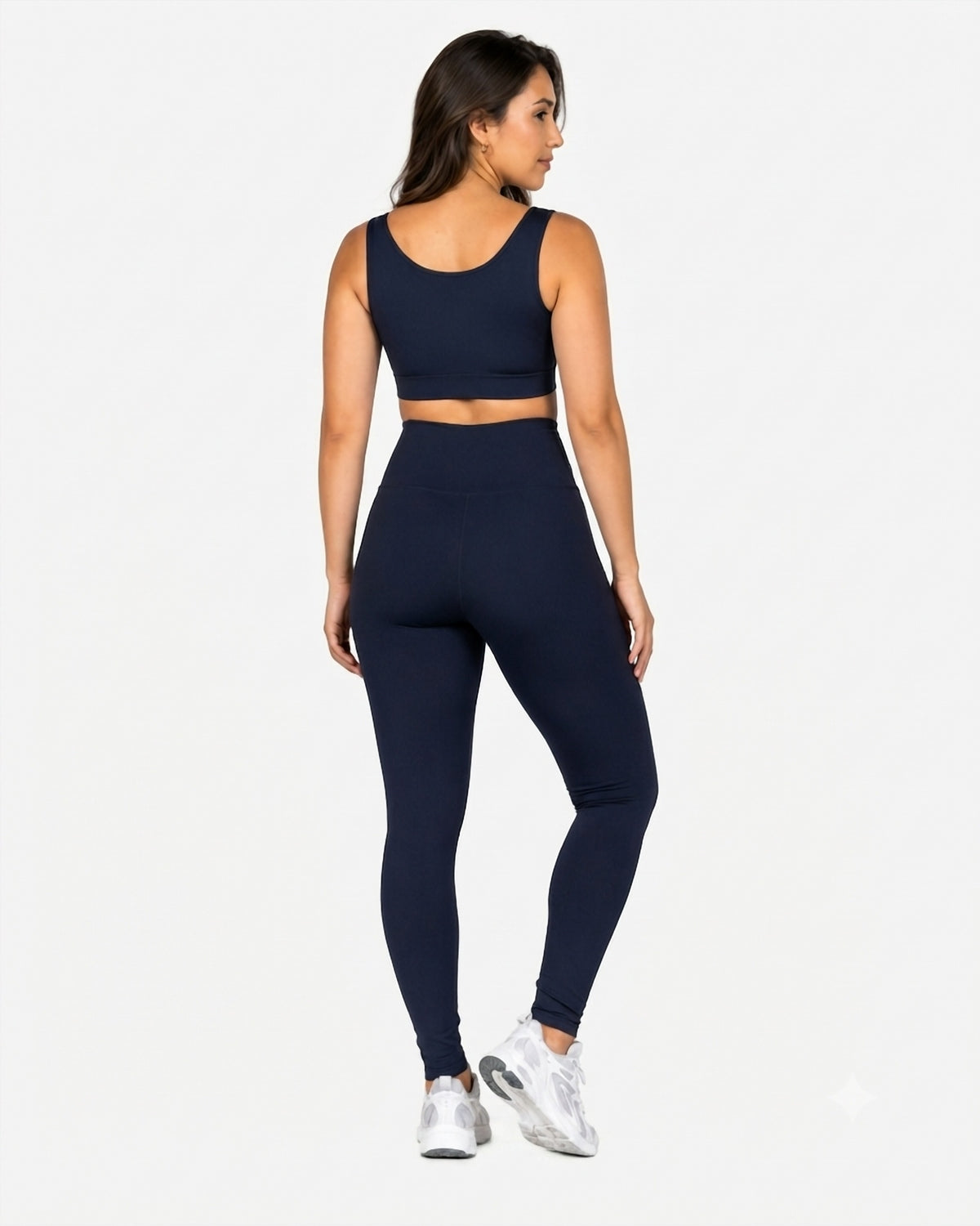 Conjunto Deportivo Set Leggings Azul Oscuro