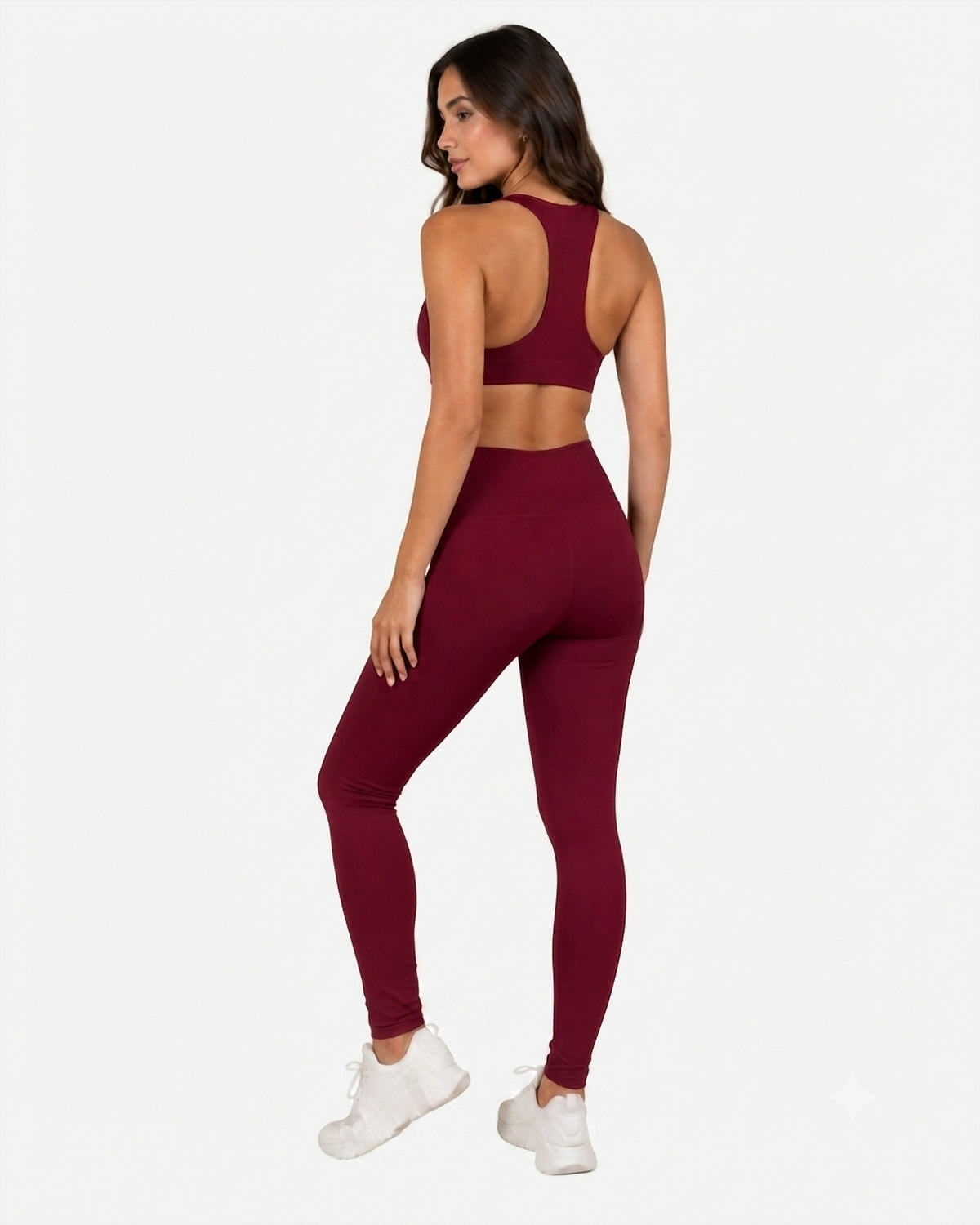 Conjunto Deportivo Set Slim Rojo Vino